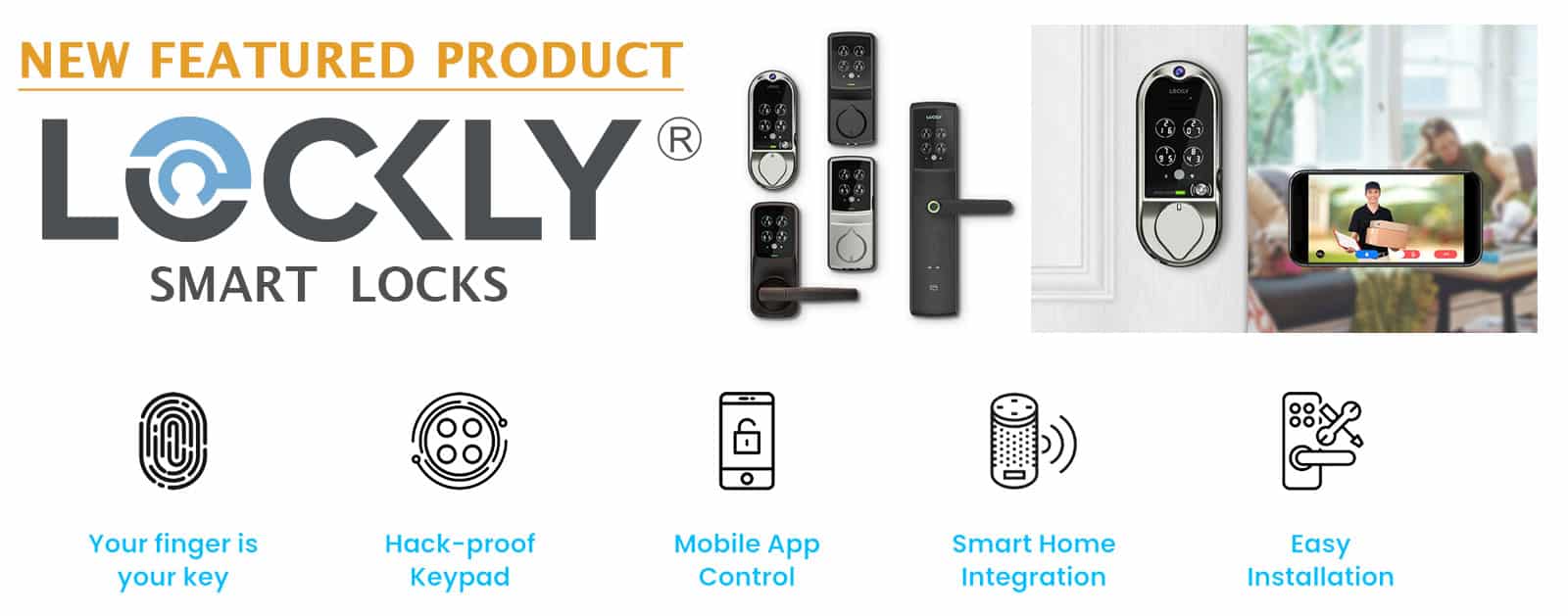 Featured Product: Lockly Smart Locks