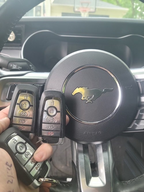 Ford Mustang key fobs programmed